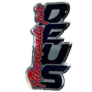 Adesivo 3D Abençoado Por Deus Resinado 3216 em Oferta na Shopee