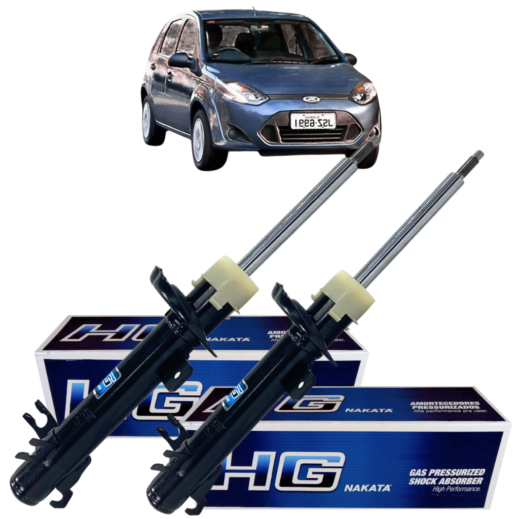 Par Amortecedor Dianteiro Original Nakata Fiesta 2003 A 2014