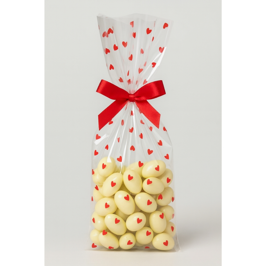 Saco Para Lembrancinha Transparente Decorado Diversos Tamanhos 50 Unidades em Oferta na Shopee