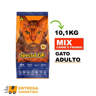 Ração Para Gatos Special Cat Sem Corantes Sabores Mix de Carnes 10.1kg-Envio Veloz em Oferta na Shopee