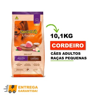 Ração Natural Special Dog Ultralife Adultos Raças Pequenas Sabor Cordeiro 10,1kg-Envio Rápido em Oferta na Shopee