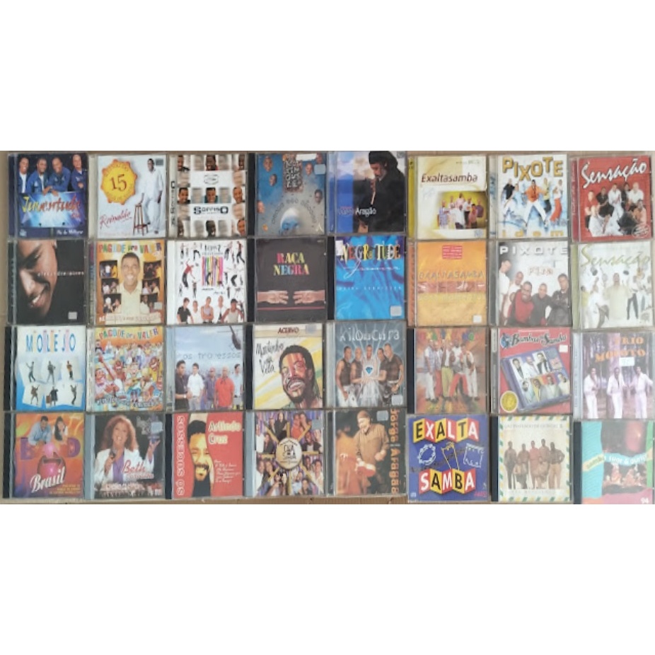3 CDS Samba e Pagode Diversos Grupos, Cantores e Cantoras ( A escolher lista)