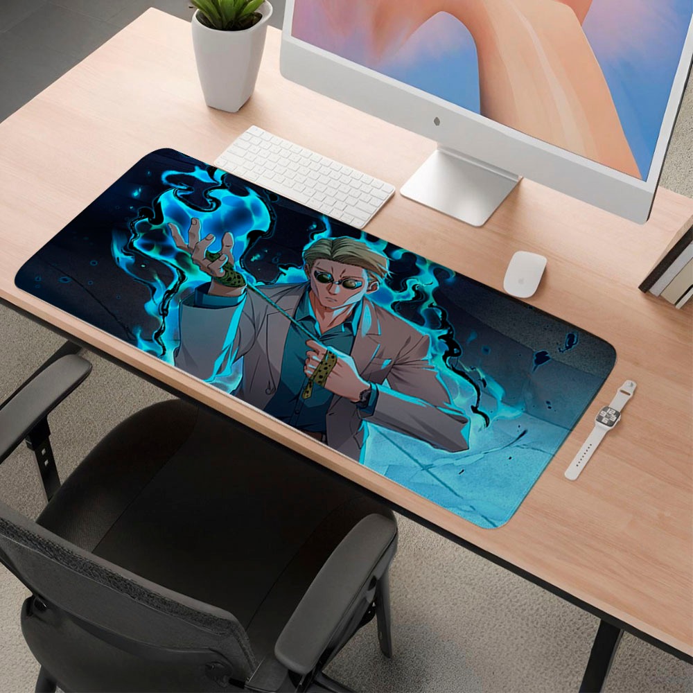 Mousepad Gamer Speed Premium 22x18cm Borda Costurada Estampado Diversos Modelos Jujutsu Satoru Gojo em Oferta na Shopee