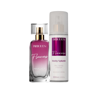 Kit Perfume Capilar 50ml e Body Splash Flowers 200ml Barbour's Beauty em Oferta na Shopee