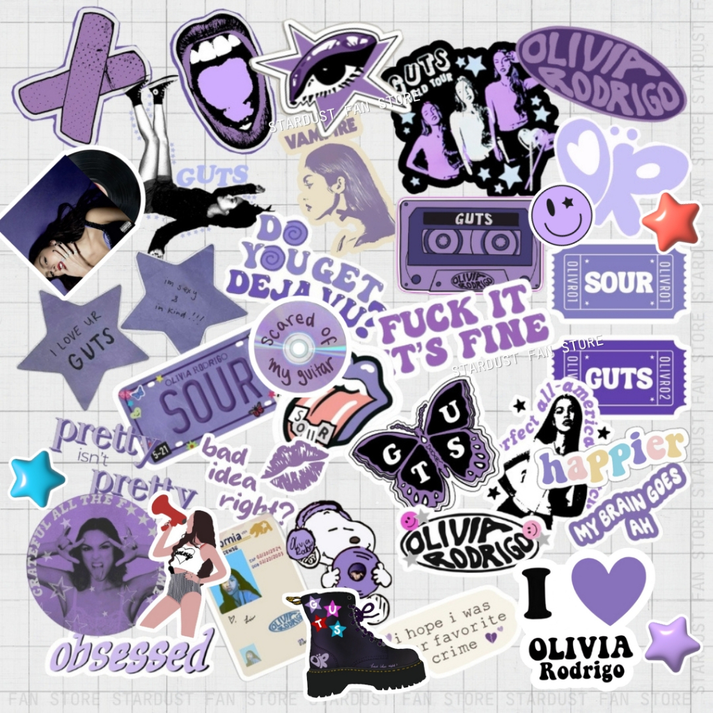 Olivia Rodrigo Sticker: Onde Comprar | BuscaProdutos