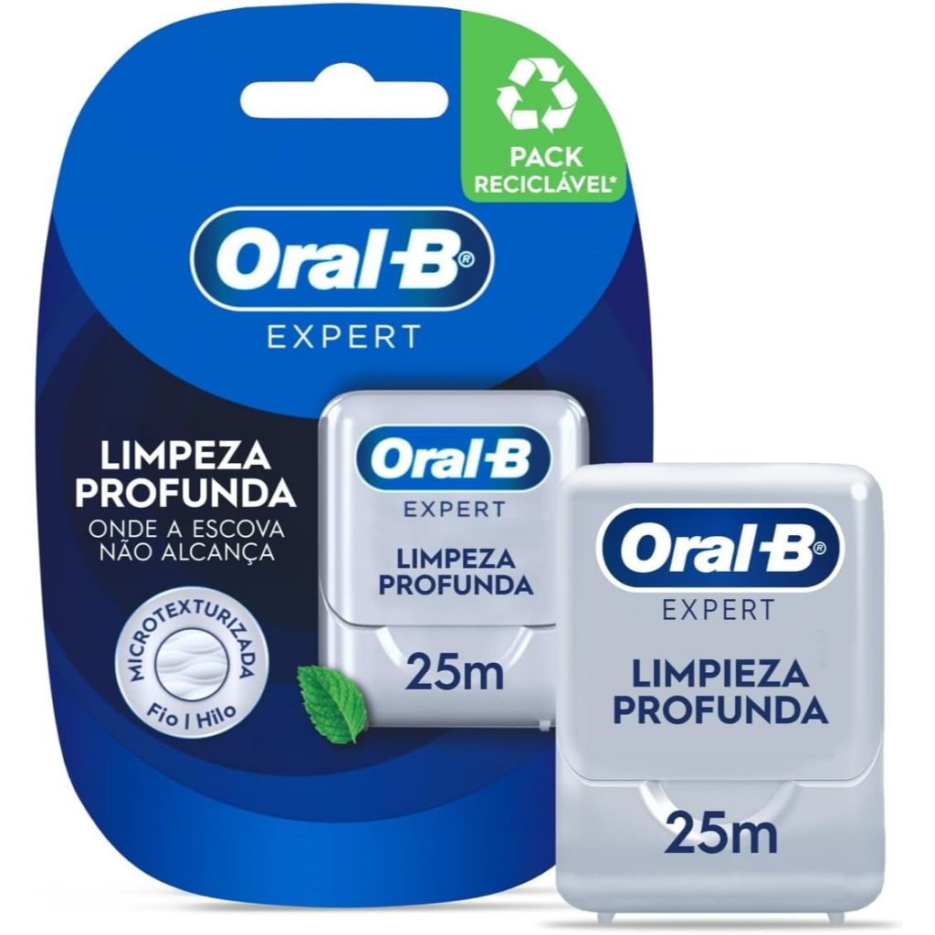 Fio Dental Oral-B Expert Limpeza Profunda 25m 1 Unidade