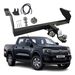 Engate Reboque Removivel 2100kg Ford Ranger 2024 2025 2026 - Black