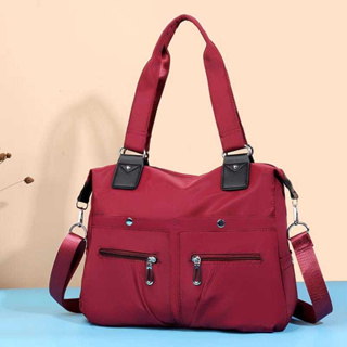 Bolsa feminina Grande Nylon impermeável de ombro alça transversal tiracolo escolha em Oferta na Shopee