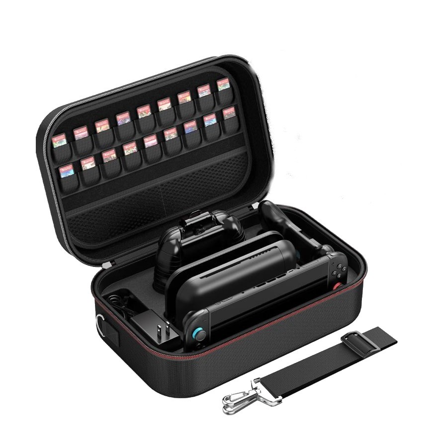 Case para Nintendo Switch Oled Bolsa Maleta Rígida Resistente a àgua impactos Estojo Proteção Transporte