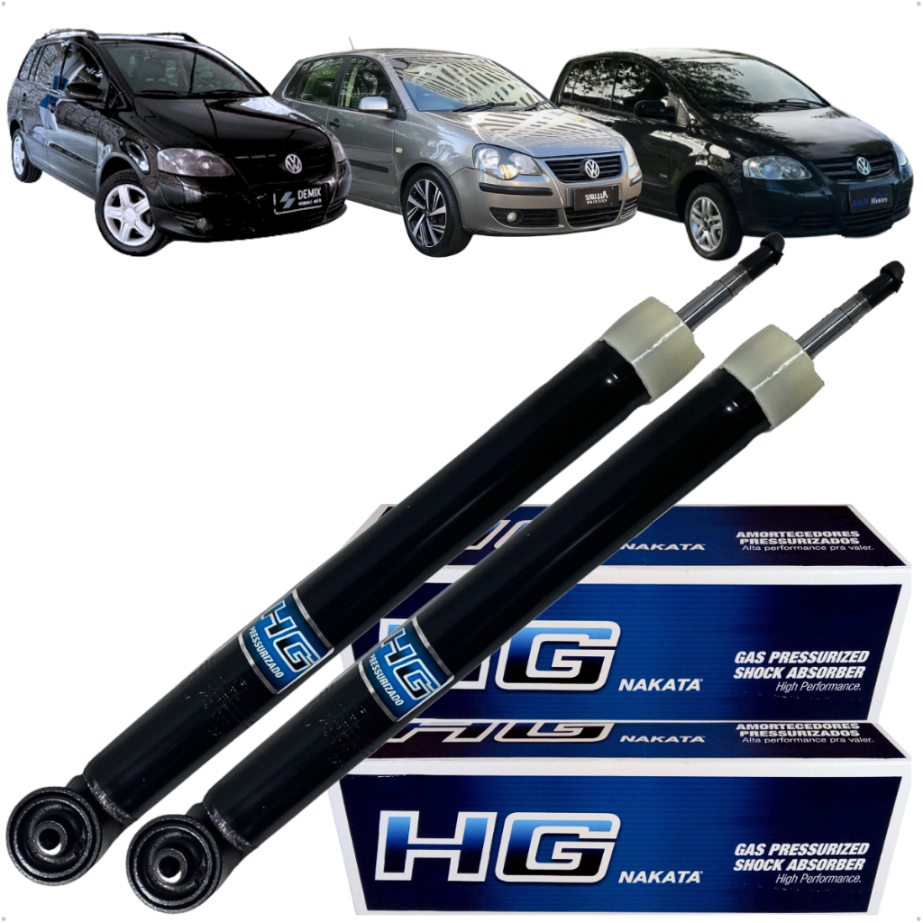 Par Amortecedor Traseiro Nakata Fox Polo Hatch Polo Sedan Spacefox em Oferta na Shopee
