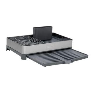 Escorredor de Louça Aço Inox com Bandeja Coletora Porta Copos Expansível Talheres Plurale Tramontina em Oferta na Shopee