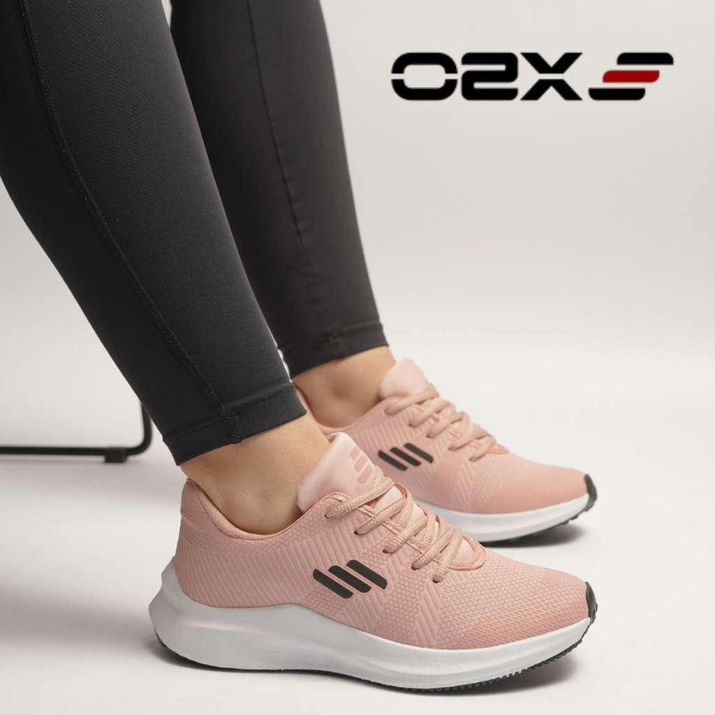 Tênis O2x Feminino Esportivo Casual Leve Confortável Corrida Caminhada Dia a Dia