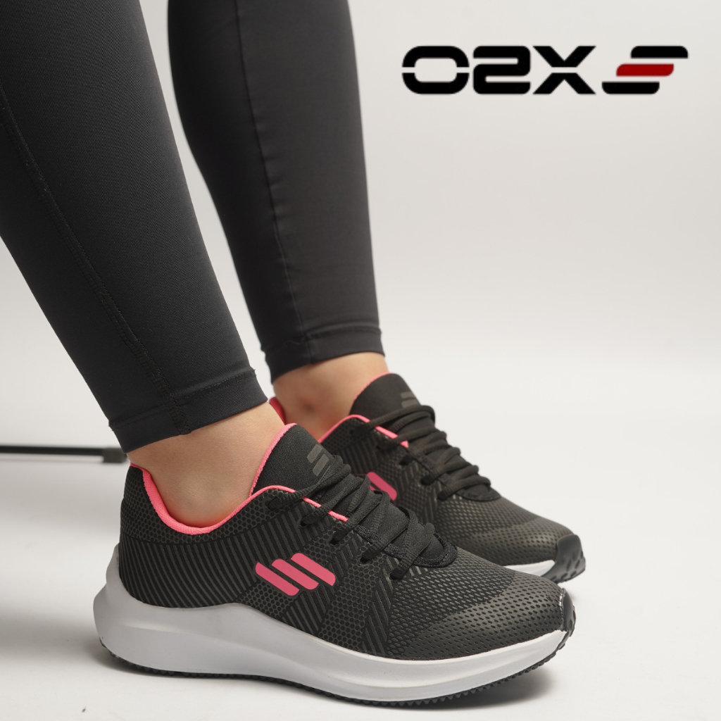 Tênis O2x Feminino Esportivo Leve Confortável Estiloso Treino Caminhada Corrida