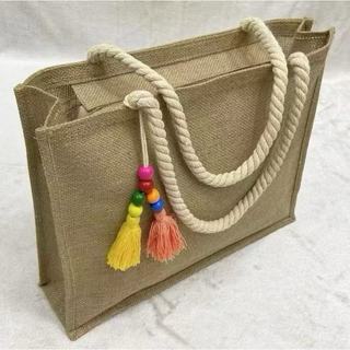 Bolsa Praia Com Zíper Grande Pallha Sintética EcoBag Juta Sacola Moda Verão Feminina Ombro
