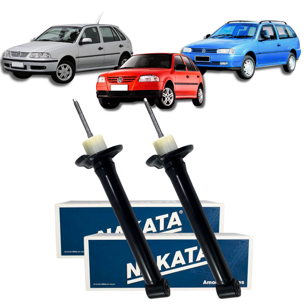 Par 02 Amortecedor Traseiro Nakata Vw Gol Parati G2 G3 G4 em Oferta na Shopee