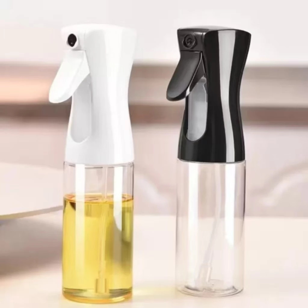 Galheteiro com Borrifador 180ml preta ou branca temperar saladas azeite e vinagre, Preservar Cozinha