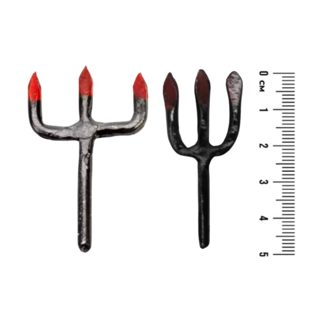 Tridente Garfo Exu Pomba Gira 5cm -  Umbanda Candomblé Assentamento Ritual Magia