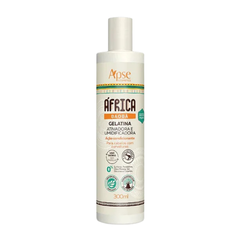 Gelatina Ativadora África Baobá Apice 300ml Ativadora Umidificadora