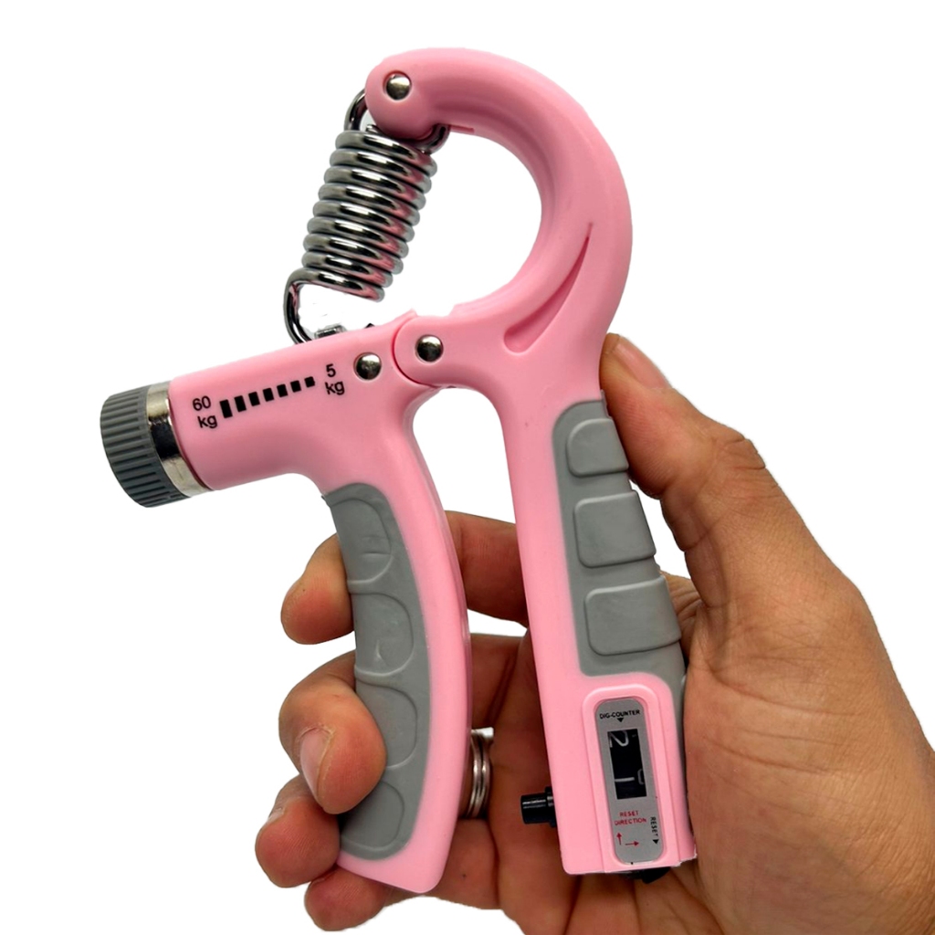 Hand Grip Mola Com Ajuste 5kg A 60kg Fisioterapia com contador em Oferta na Shopee
