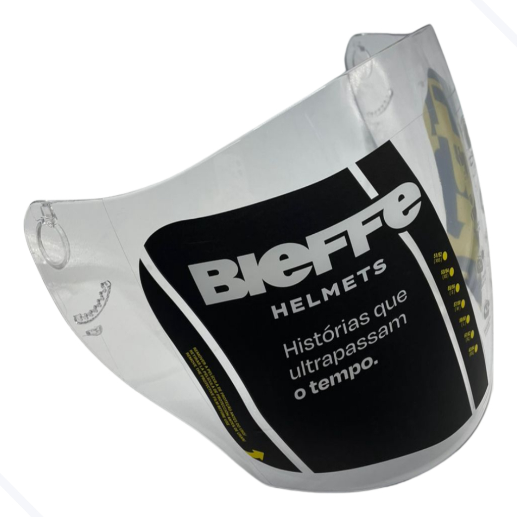 Viseira para Capacete Allegro Cristal Transparente Bieffe Original