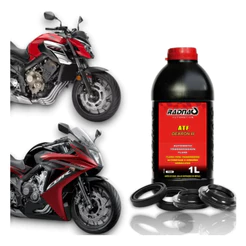 Retentor Bengala + Guarda Pó + Óleo Atf Cb650f Cbr650f