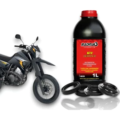 Retentor Bengala + Guarda Pó + Óleo Atf Xtz250 Lander X Motard