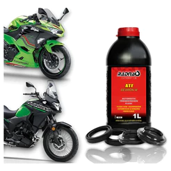 Retentor Bengala + Guarda Pó + Óleo Atf Versys X300 Ninja400