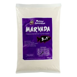 Massa Japonesa Marvada 3 Em 1 Massa Branca 400g