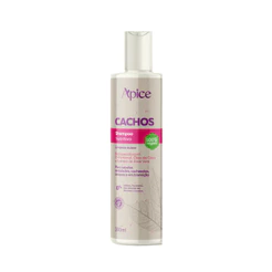 Shampoo Cachos Apice 300ml Nutrição Promove cachos limpos macios leves e nutridos.