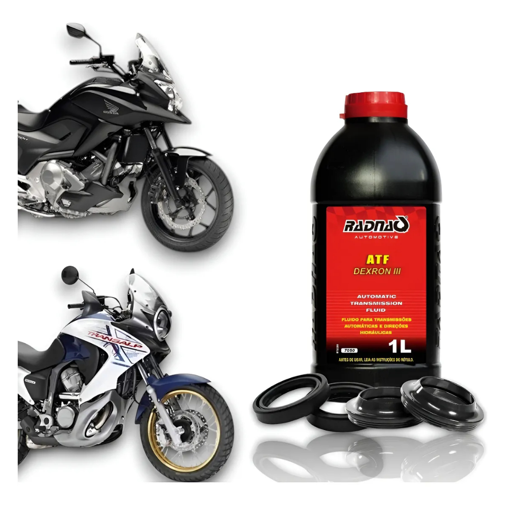 Retentor Bengala + Guarda Pó + Óleo Atf Xl700 Transalp Nc700