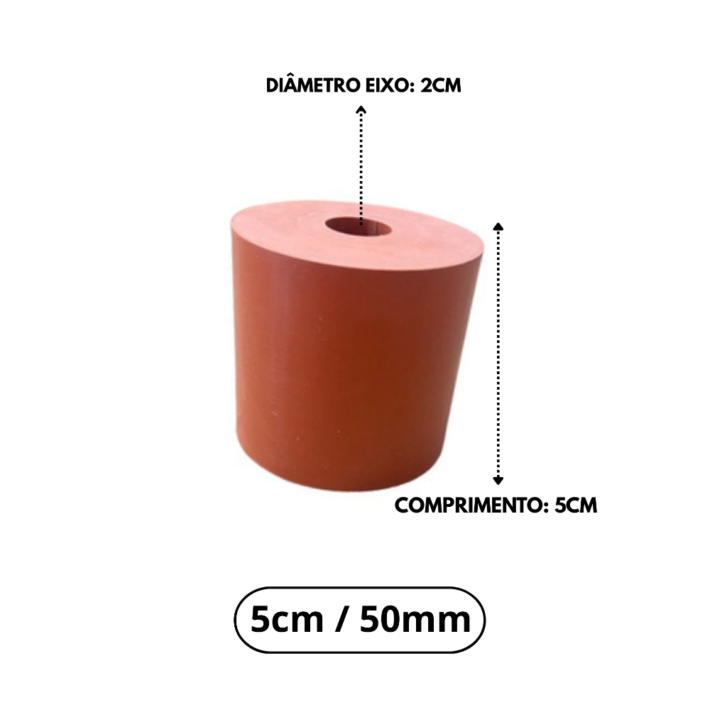 Rolo de Silicone Transfer laser Start Máquinas Giro (5cm Liso)