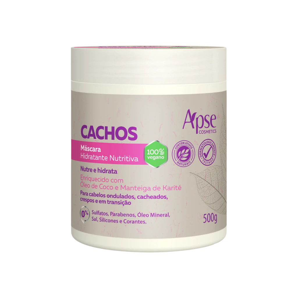 Máscara Cachos Apice 500g Hidratação Nutrição