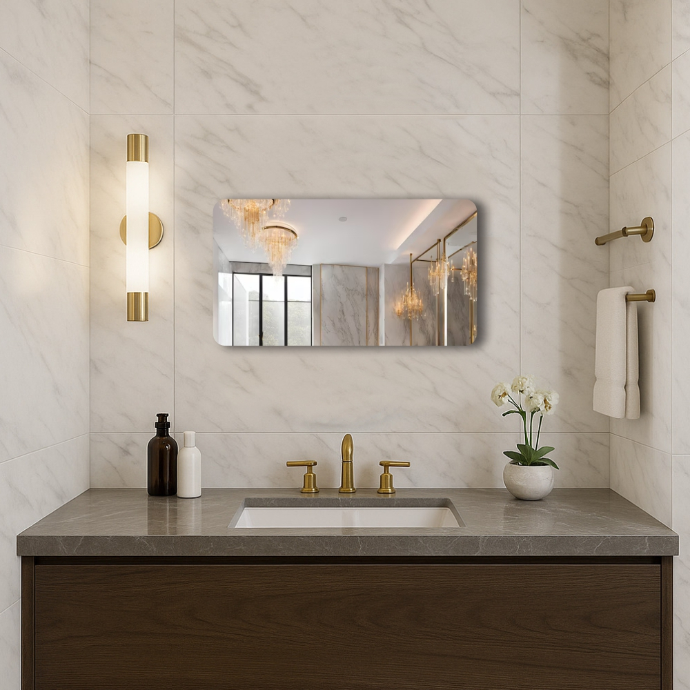 Espelho Orgânico E09 Diversos Tamanhos Decorativo Sala Quarto Loja Hall Banheiro em Oferta na Shopee