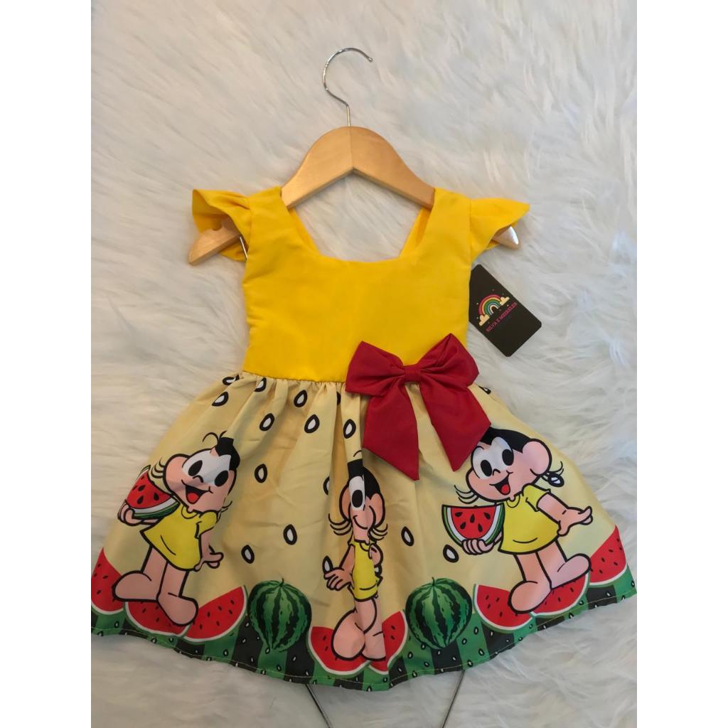 VESTIDO TÉMATICO MAGALI INFANTIL MENINA