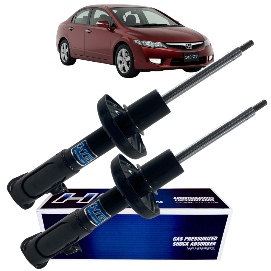 Par Amortecedor Nakata Dianteiro Civic 2006 A 2011