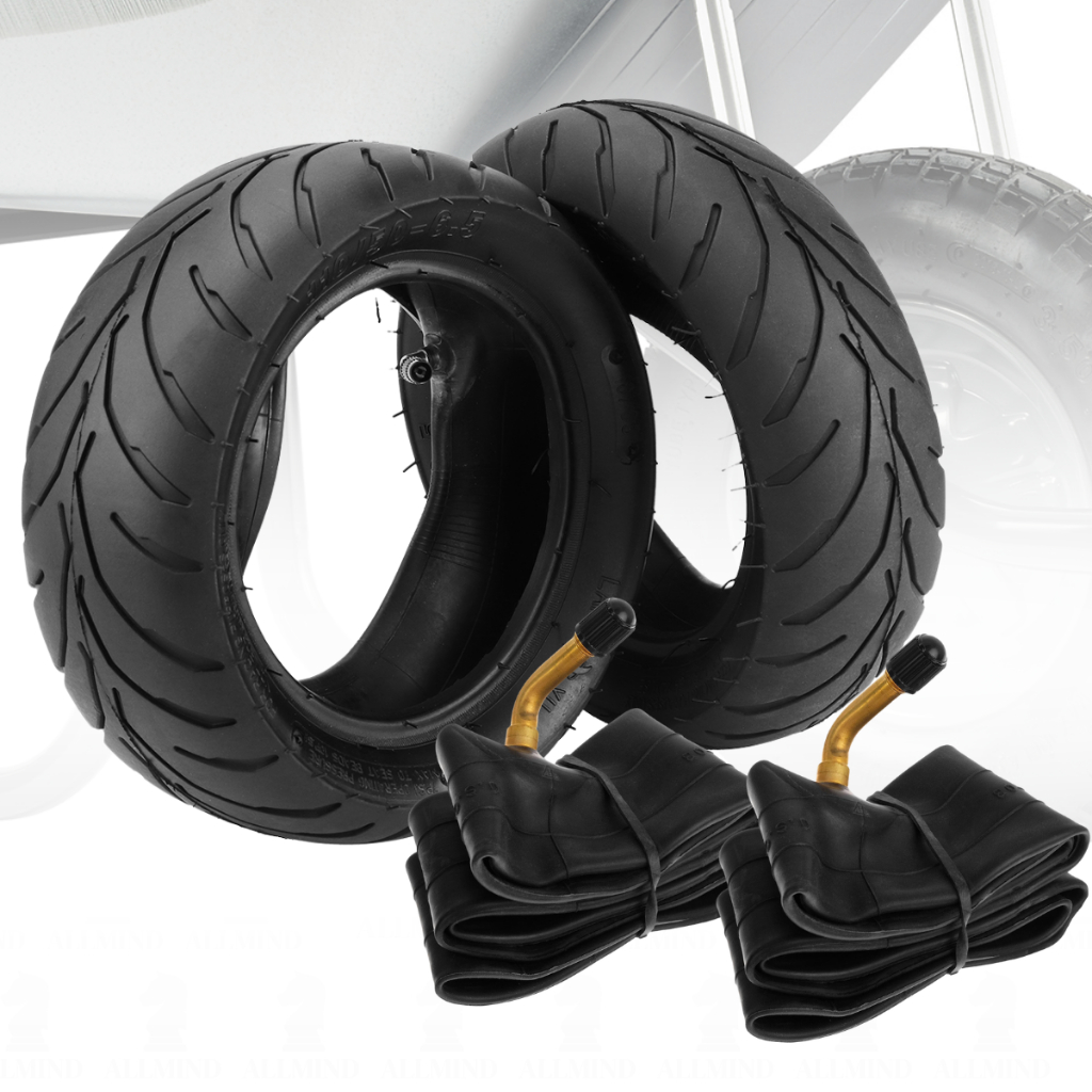Kit Dois Pneu Reforçado + Câmara Para Carrinho de Mão/Carriola 3,25 x 8 em Oferta na Shopee