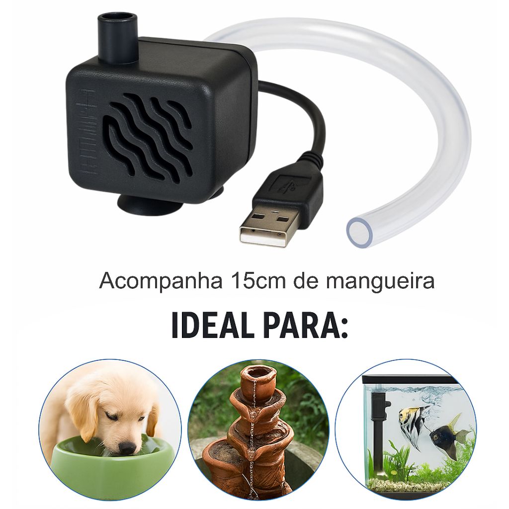 Bomba Submersa Amicus AM-NANO USB