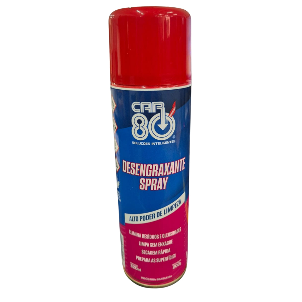DESENGRAXANTE SPRAY CAR 80 320ML REMOÇÃO OLEO GRAXA em Oferta na Shopee
