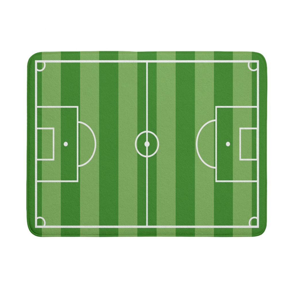 Tapete Quarto Menino Antiderrapante Macio Campo Futebol Verde Emborrachado Criança Macio Kids Barato em Oferta na Shopee