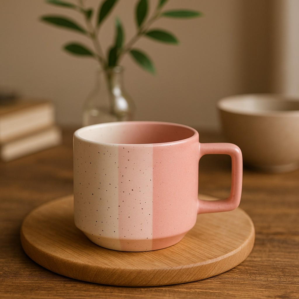 Jogo 6 Xícaras Cerâmica 90ml, Azul ou Rosa, Café, Chá, Conjunto alta qualidade, Elegante em Oferta na Shopee