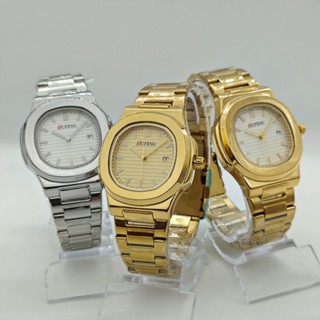 Relógio Xufeng linha Ouro original masculino à prova d'agua 100m da moda luxo caixa brinde 3332 em Oferta na Shopee