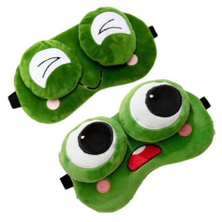 ​ Máscara De Dormir Sapo 3D Blackout Para Descanso e Viagens Ajustavel Para Adultos e Crianças MT322 em Oferta na Shopee