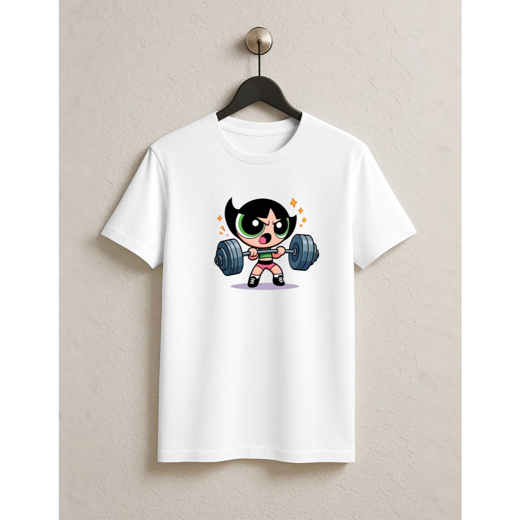 Camisa Blusa Feminina Docinho Camiseta Academia Barra Fitness Super Poderosa Lançamento Oferta Trevix!