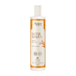 Shampoo Nutri Waves Apice 300ml Higieniza o couro cabeludo Nutrição