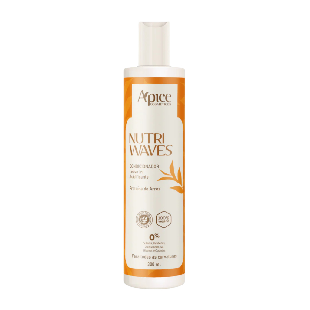 Condicionador Nutri Waves Apice 300ml Acidificante Finalizador sem enxágue