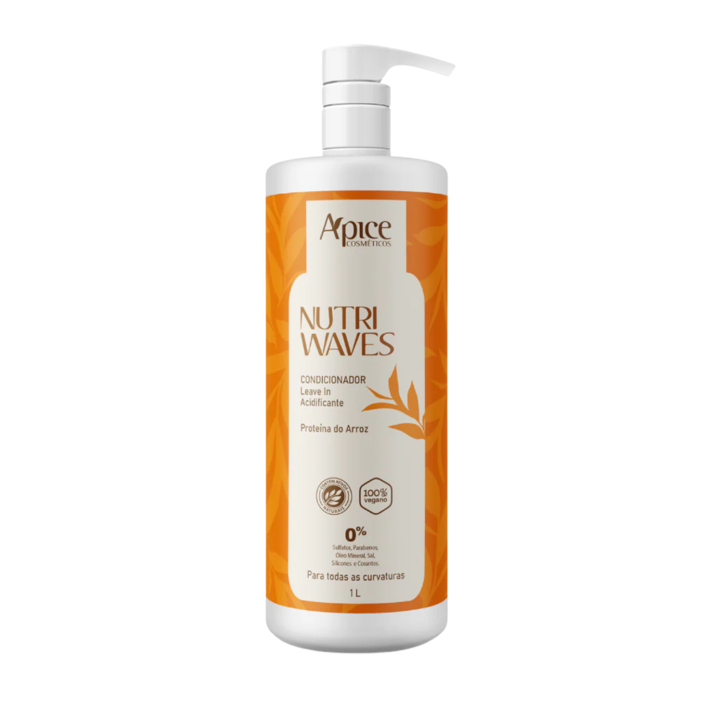 Condicionador Nutri Waves Apice 1000ml Acidificante Finalizador sem enxágue