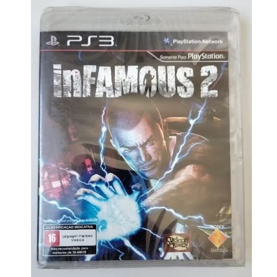 Jogo inFAMOUS 2 - PS3 (LACRADO)