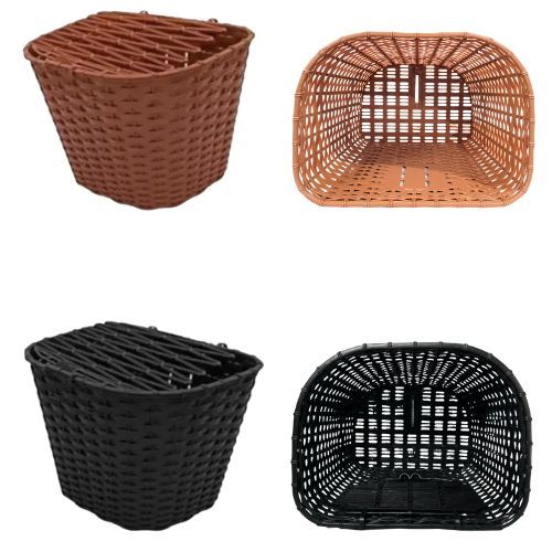 Cesta Dianteira para Bicicleta em Plástico Estilo Vime – Praticidade e Charme no Seu Pedal! em Oferta na Shopee