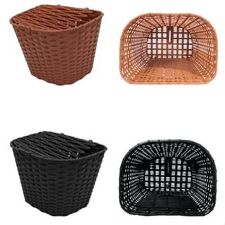 Cesta Dianteira para Bicicleta em Plástico Estilo Vime – Praticidade e Charme no Seu Pedal! em Oferta na Shopee