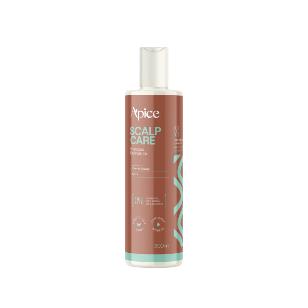 Shampoo Scalp Care Apice 300ml Limpeza Refrescante Antioleosidade